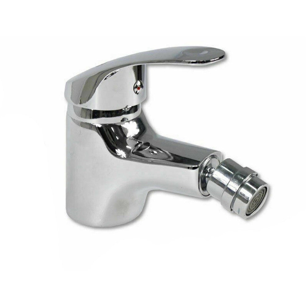 Trade Shop - Rubinetto Monoforo Bidet Miscelatore Monocomando Da Bagno Ottone Cromato 52330a -