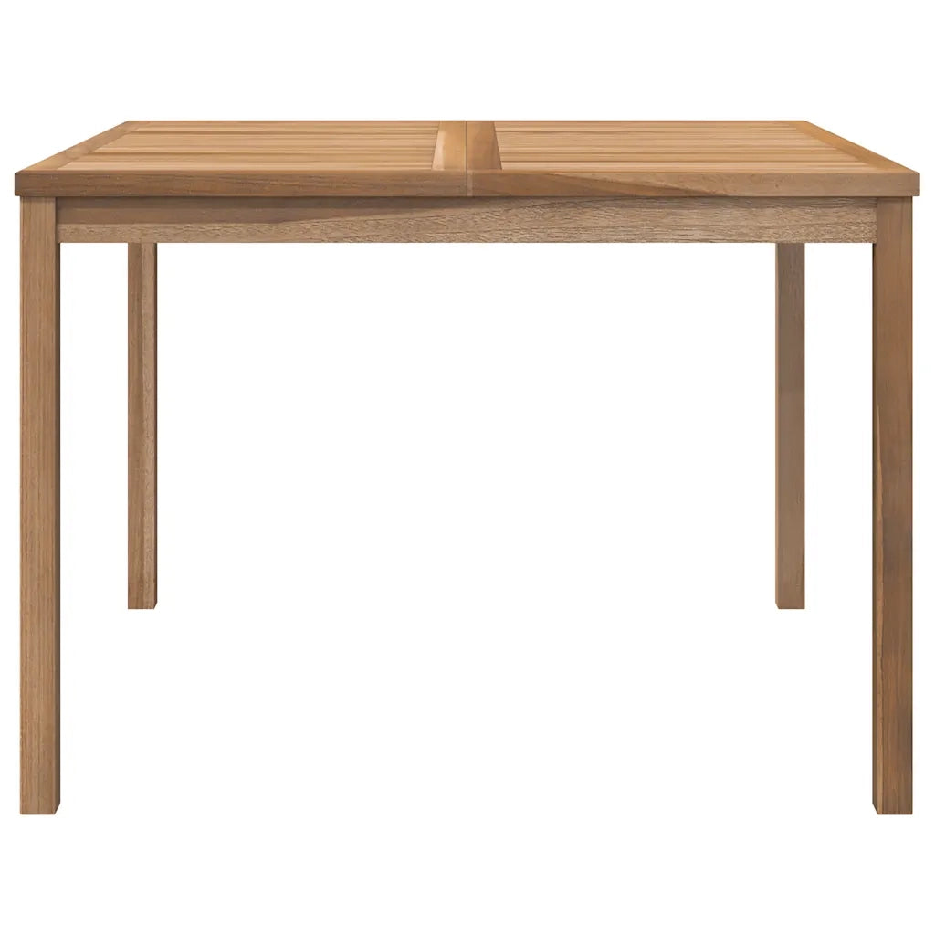 Tavolo da Pranzo per Giardino 110x110x77 cm in Massello di Teak 316637
