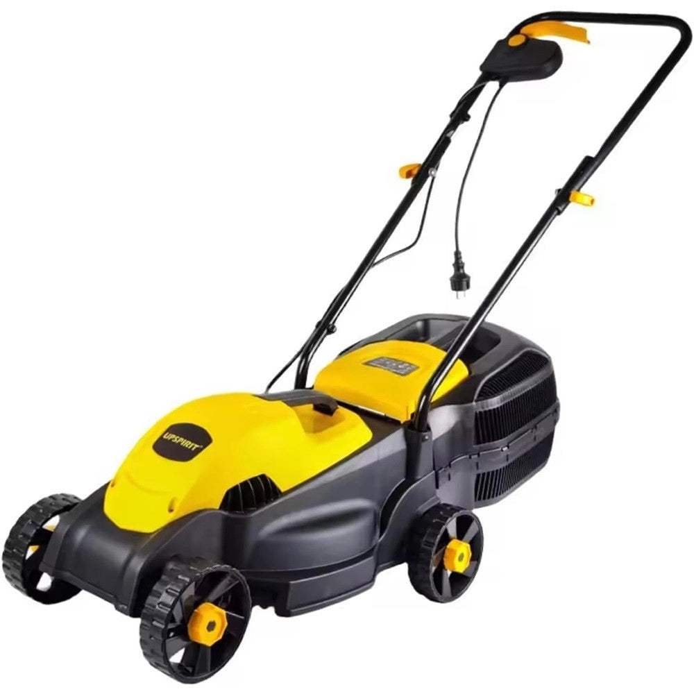 Trade Shop - Tosaerba Elettrico 1200 W Taglio 32 Cm Capacità Cesto 30 Lt A Batteria Per Giardini -