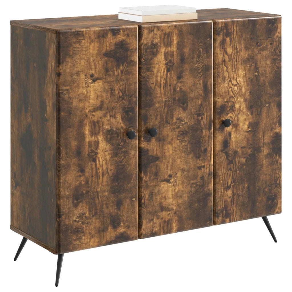 Credenza Rovere Fumo 89 x 34,5 x 80 cm Legno ingegnerizzato 895570