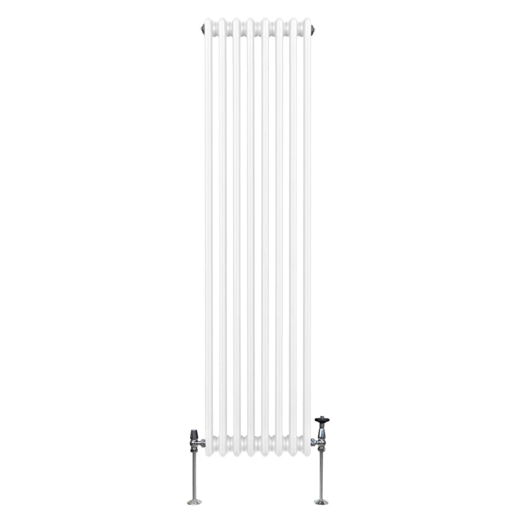 Termosifone Radiatore a 3 colonne per riscaldamento centralizzato verticale Bianco 180x38cm