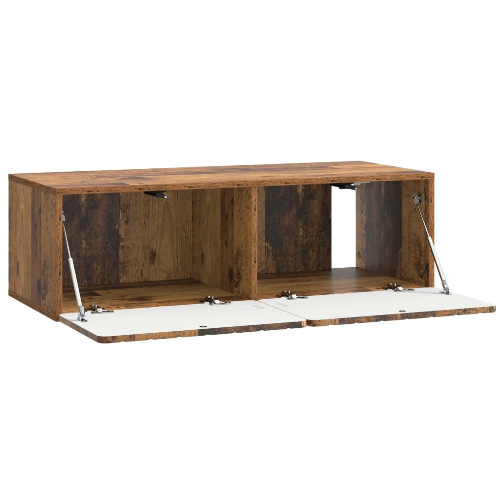 Mobile Porta TV da Muro Legno antico 98 x 41 x 30 cm