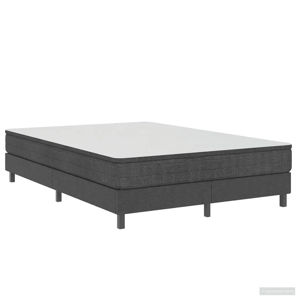 Letto a Molle Grigio in Tessuto 140x200 cm cod mxl 58671
