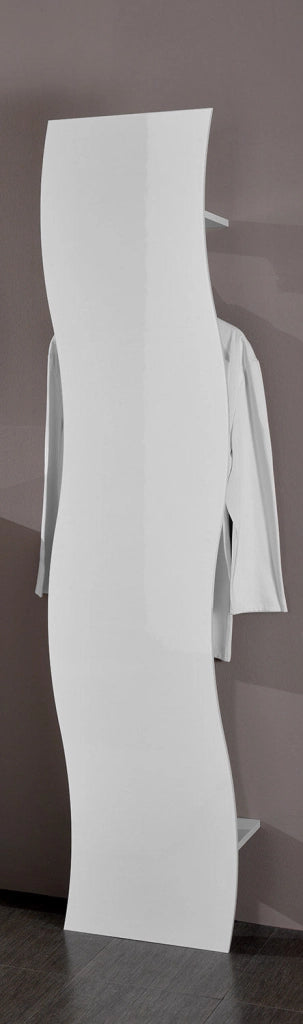 Appendiabito  40x26,6x185,2 cm Onda Bianco Lucido