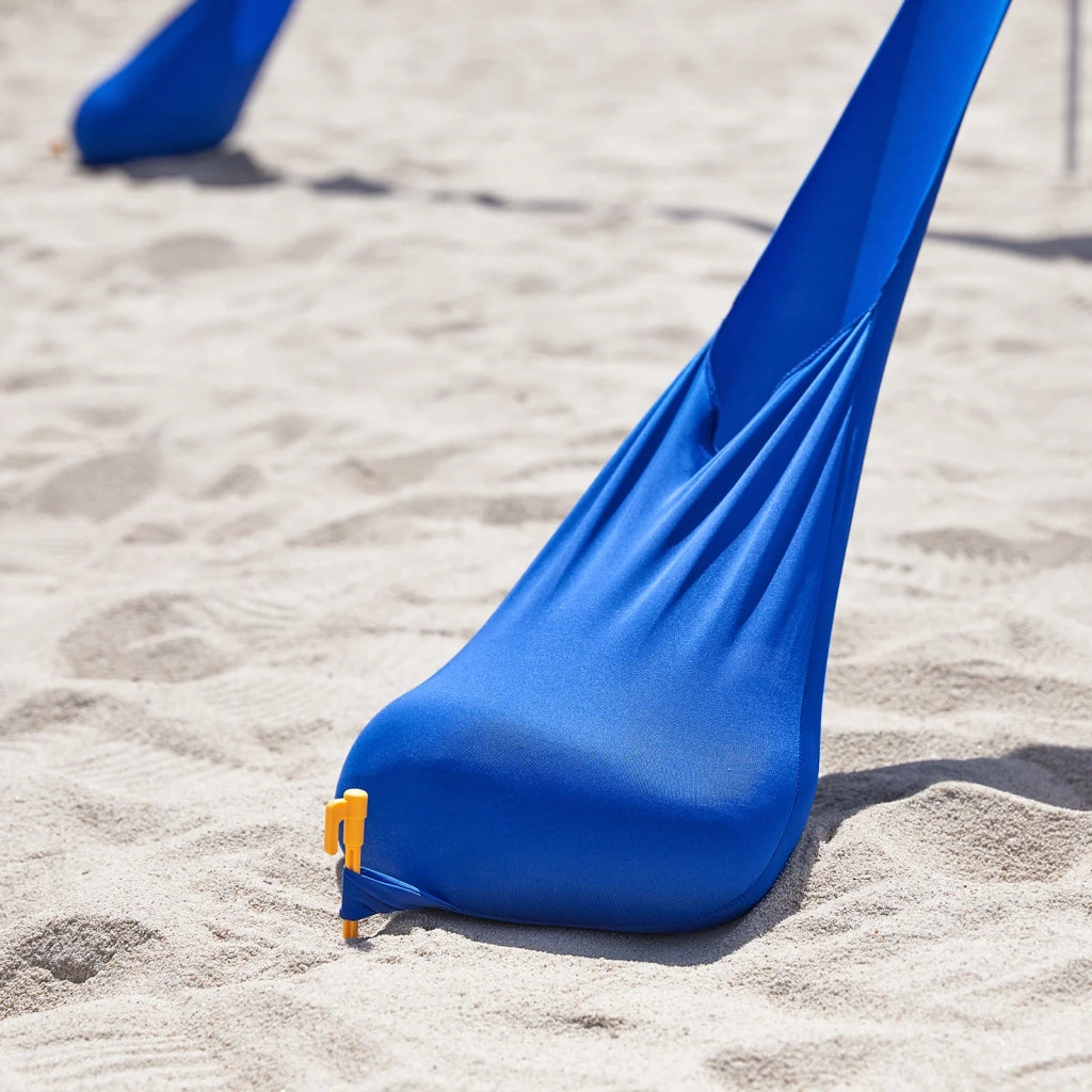 Tenda da spiaggia portatile tenda parasole spiaggia con protezione dai raggi UV UPF 30+ Blu OZT01-DB
