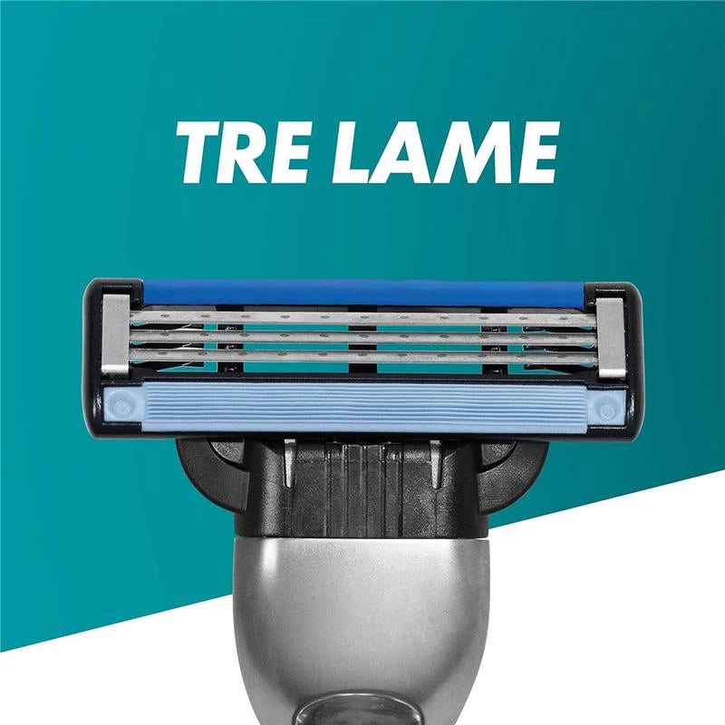 GILLETTE MACH3 LAMETTE DI RICAMBIO 5 PZ PER RASOIO DA UOMO RASOI A 3 LAME
