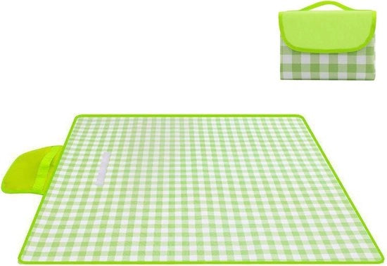 Tenda da picnic pieghevole impermeabile per esterno spiaggia - Mat per campagna prato viaggio erba - Concerti a piedi - Verde