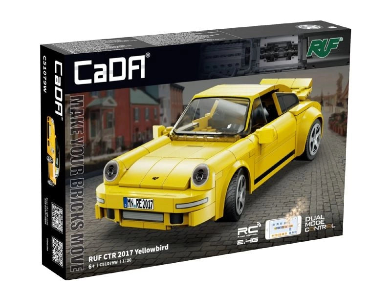 CaDA, RUF CTR 2017 Yellowbird,Veicolo da costruzione radiocomandato,Eta 6+