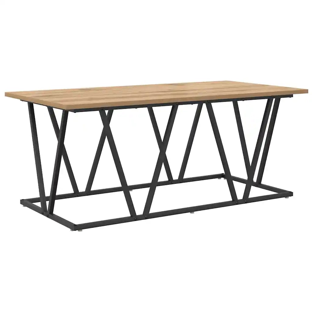 Tavolino da salotto Rovere artigianale 100 x 50 x 40 cm 869713