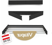Droogrek perimetrale per parete con superficie asciugatura 4 m - asciugacapelli per balcone - asciugacapelli a parete per risparmiare spazio
