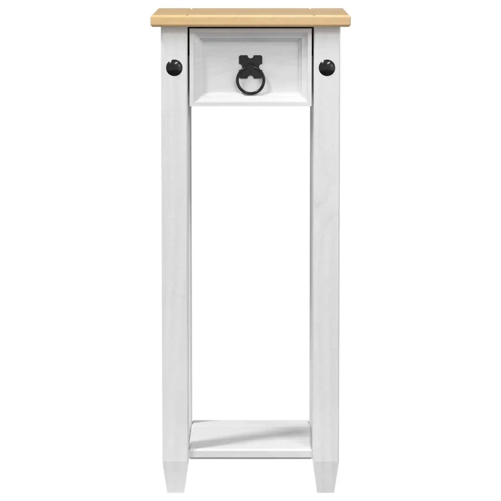 Supporto per piante Bianco 30 x 30 x 73 cm Pino massello 42024943