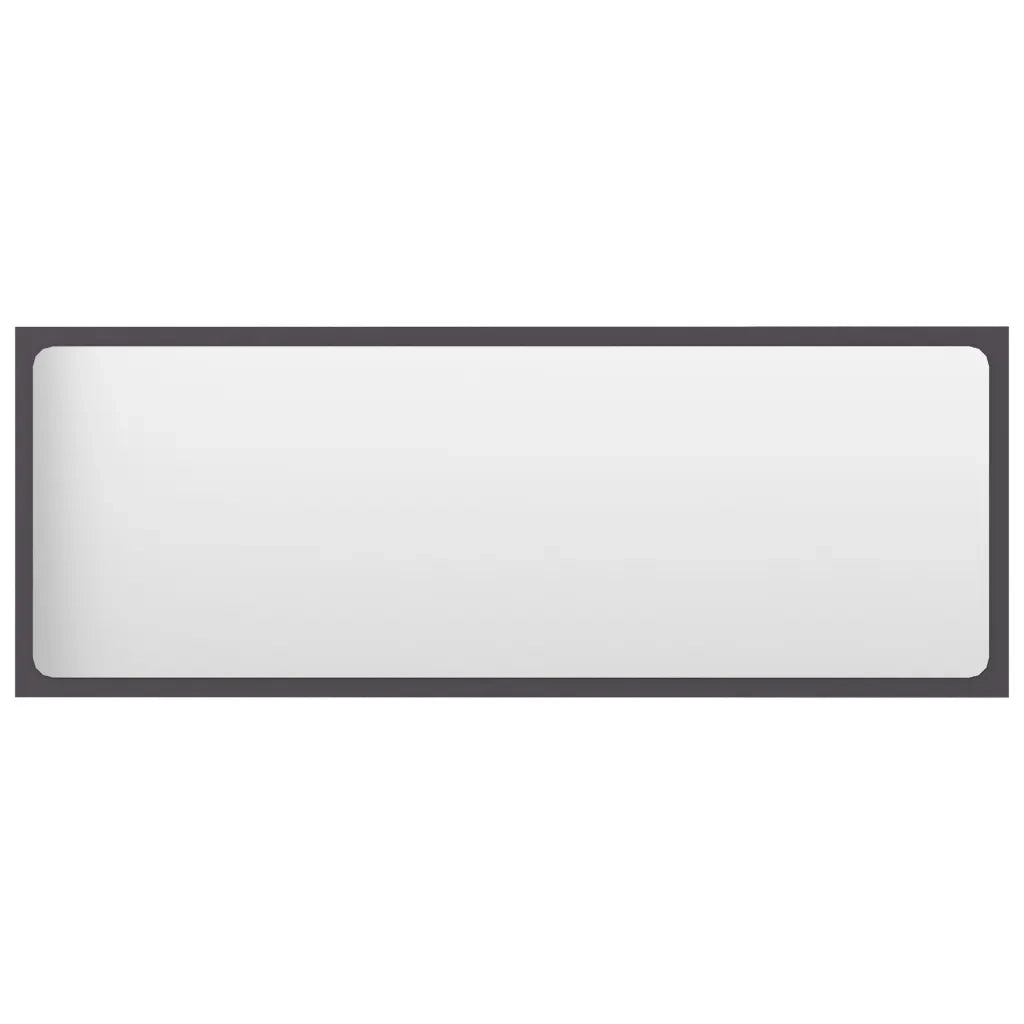 Specchio da Bagno Grigio 100x1,5x37 cm in Truciolato cod mxl 60171