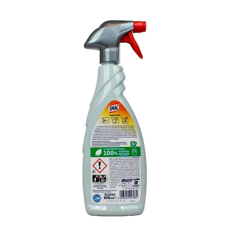 SMAC IGIENIZZANTE DETERGENTE SPRAY MULTISUPERFICIE FORMULA SCIOGLICALCARE PROFUMATO 650 ML