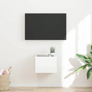 Mobile TV da parete-Mobile TV a Muro-Credenza TV Bianco Lucido 60 x 31 x 29.5 cm 930630