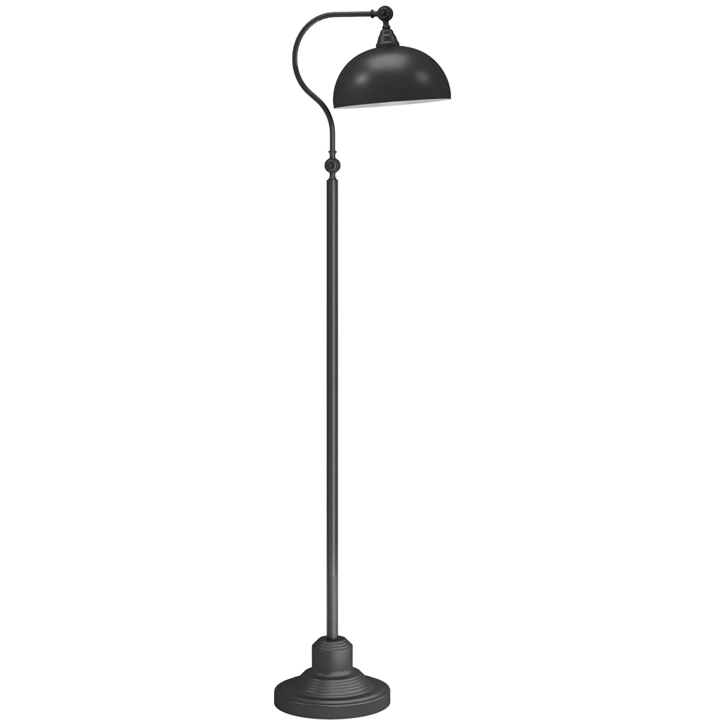 Lampada da terra a scomparsa rotante 180¡ã ¨C zephmum ¨C nero 42x25.5x152cm