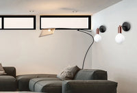 Lampada Da Muro Metallico Rose Gold 392205