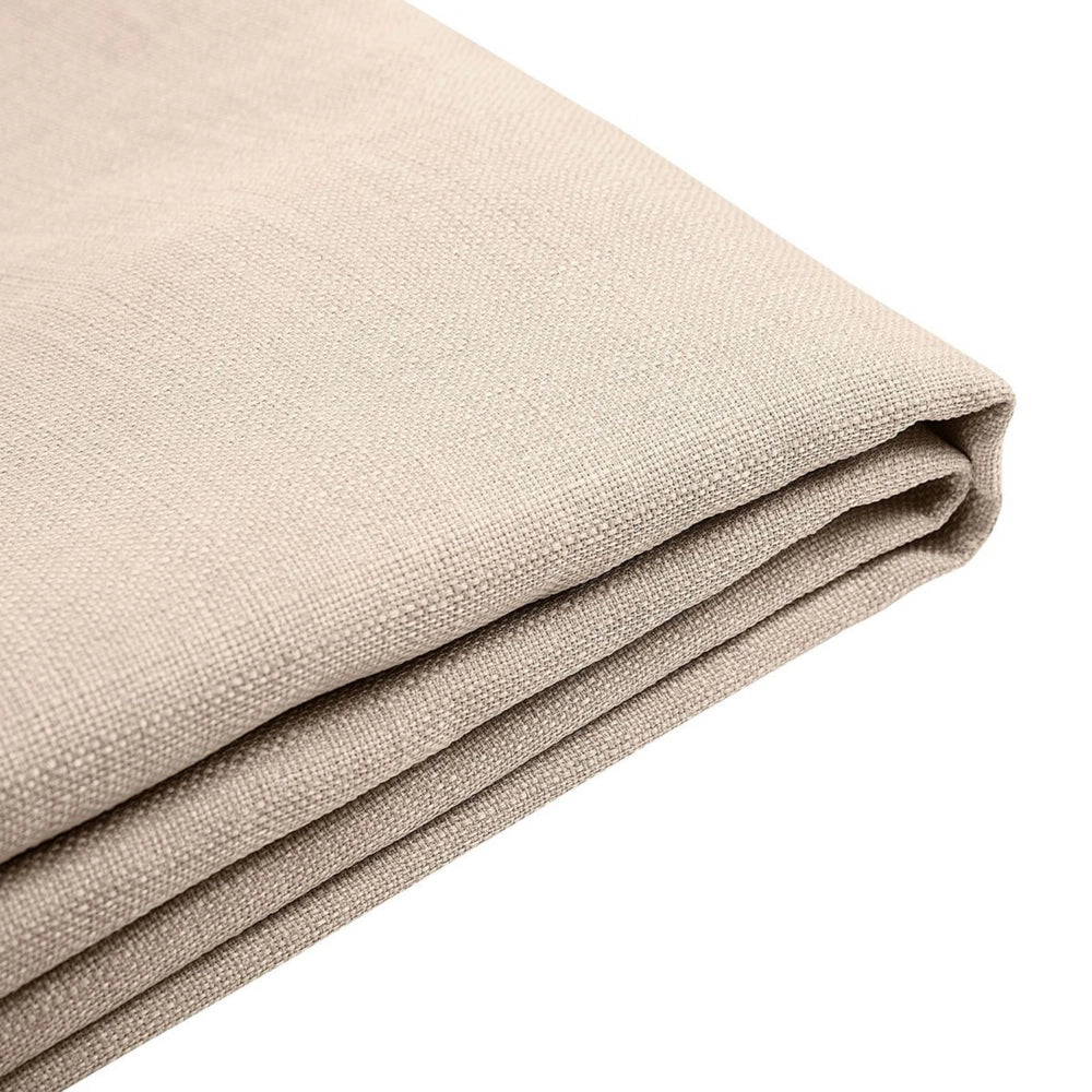 Copri Letto Tessuto Beige per Letto 160 x 200 cm Sfoderabile Lavabile