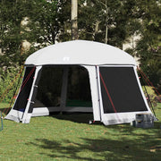 Tenda da piscina con Patta Rimovibile&Pareti in Rete-Tenda per Piscina 512x458 cm 556587