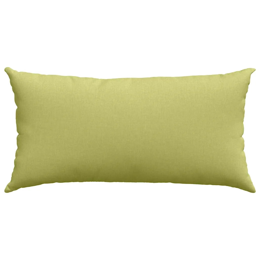 Cuscini da Divano 2 pz-Set di 2 Cuscini per Sofa Verde chiaro 80 x 40 cm Tessuto