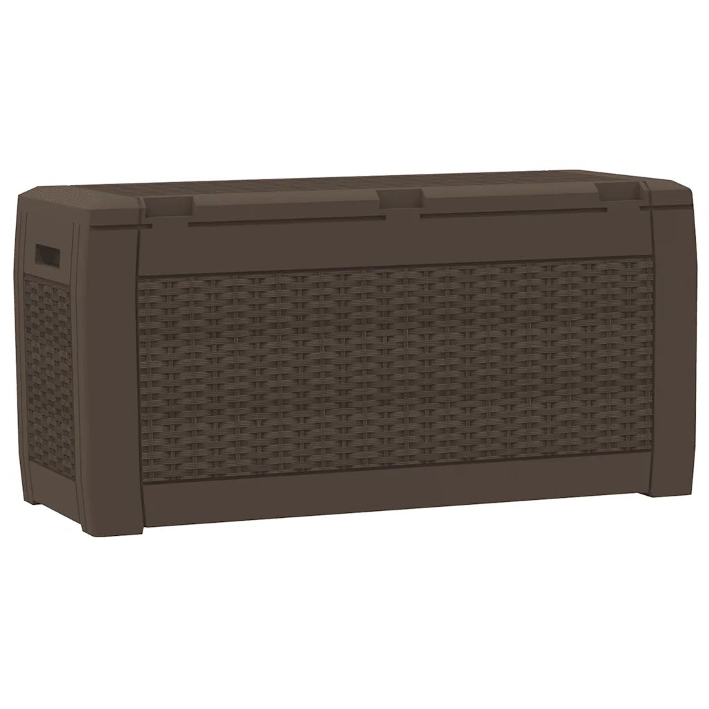 Baule da Giardino Marrone 119x48x60 cm in Polipropilene CFW1601336