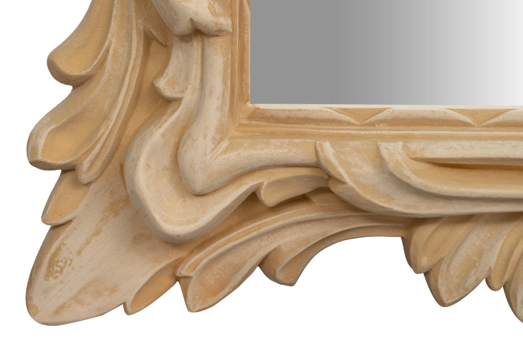 Biscottini SPECCHIERA DA PARETE IN LEGNO FINITURA GREZZA MADE IN ITALY realizzata Offerta