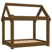 Cuccia per Cani Ambra 71x55x70 cm in Legno Massello di Pino CFW4507132
