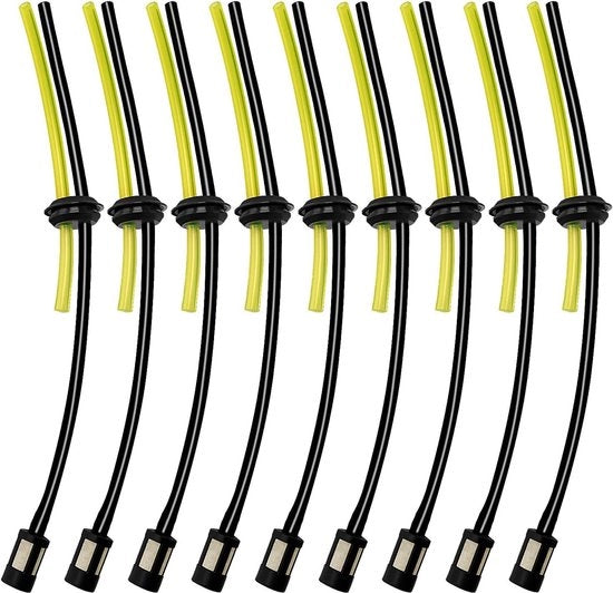 Set di 9 universali tubi di rifornimento per motoseggio tubo di combustibile - tubo di combustibile per motoseggio tubo di combustibile per motoseggio boschiano motoseggio tubo di combustibile per motoseggio per motoseggio e cesoie