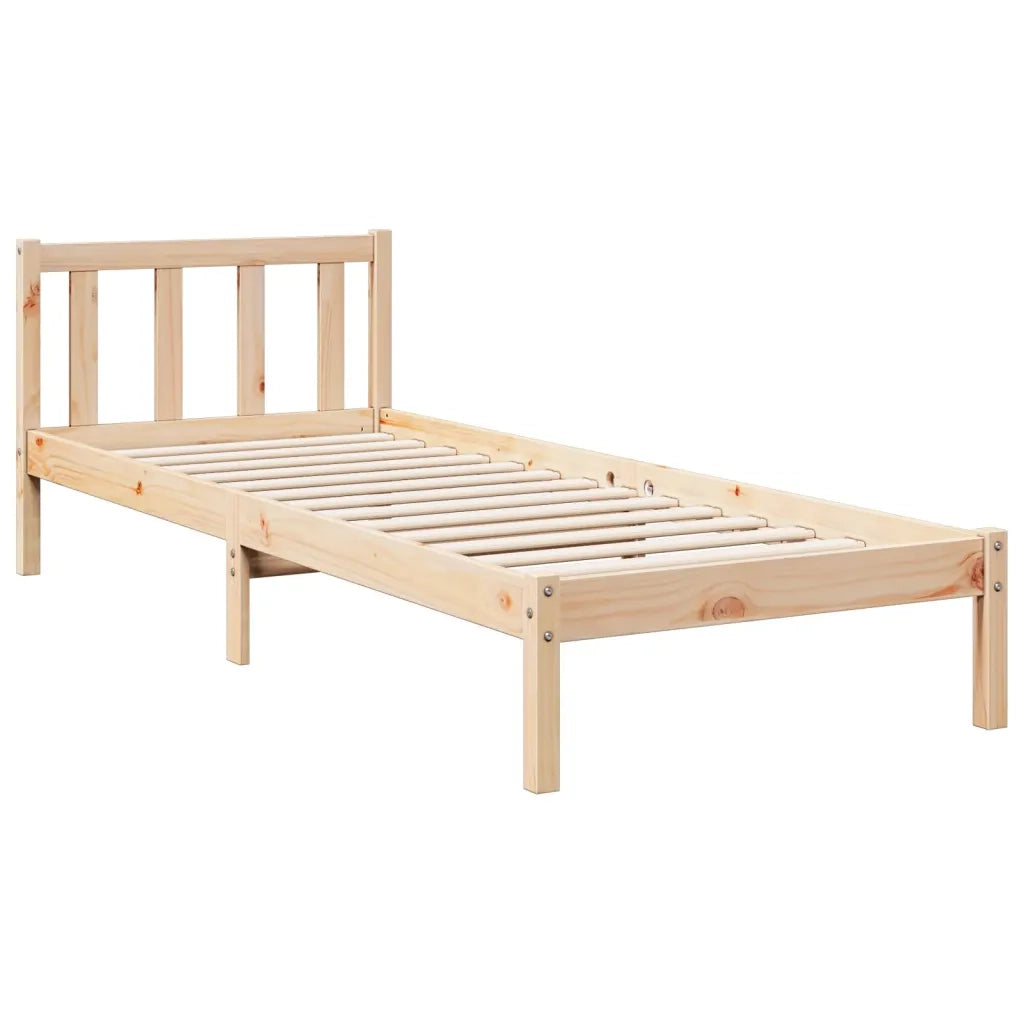 vidaXL Letto Extra Lungo senza Materasso 90x210 cm in Legno di Pino