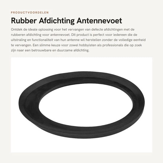 Sostituzione Gomma di Sigillatura - Vite di Antenna - Gomma di Sigillatura - Adatto per Vauxhall/Opel/GM - Alta Qualità - Materiale Duraturo