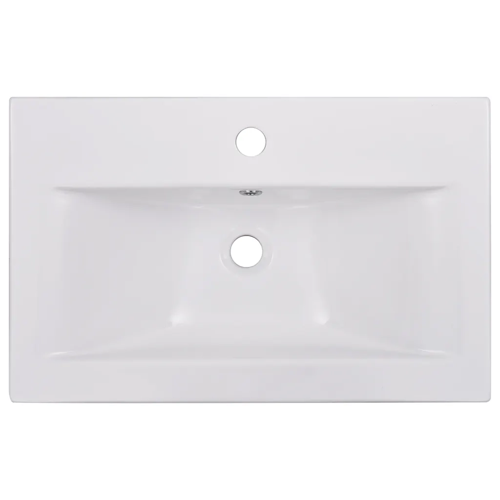 Lavabo da Incasso 61x39,5x18,5 cm in Ceramica Bianco cod mxl 53395