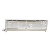 VASCHETTA SCARICO CONDENSA PREDISPOSIZIONE INCASSO PER CARTONGESSO PER CLIMATIZZATORE CONDIZIONATORE - DIMENSIONI (LXPXH):380X55X120 MM  - GIS
