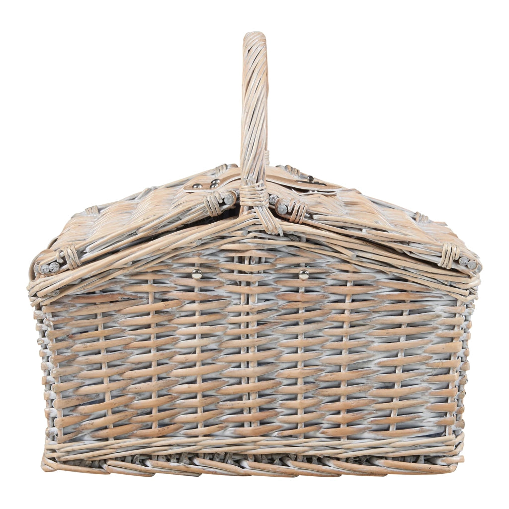 Cestino da picnic per 2 persone bianco naturale blu 03_0010205
