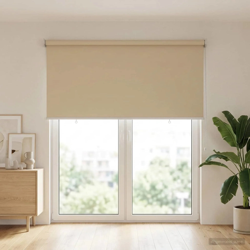 Voletta a rullo con protezione UV Beige 120 x 230 cm Poliestere 42041229