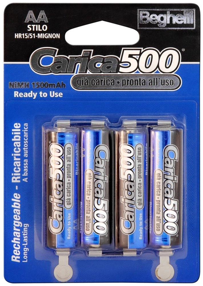 10blister beghelli batterie ricaricabili mah1500 stilo bl.4 8851 cod:ferx.14928