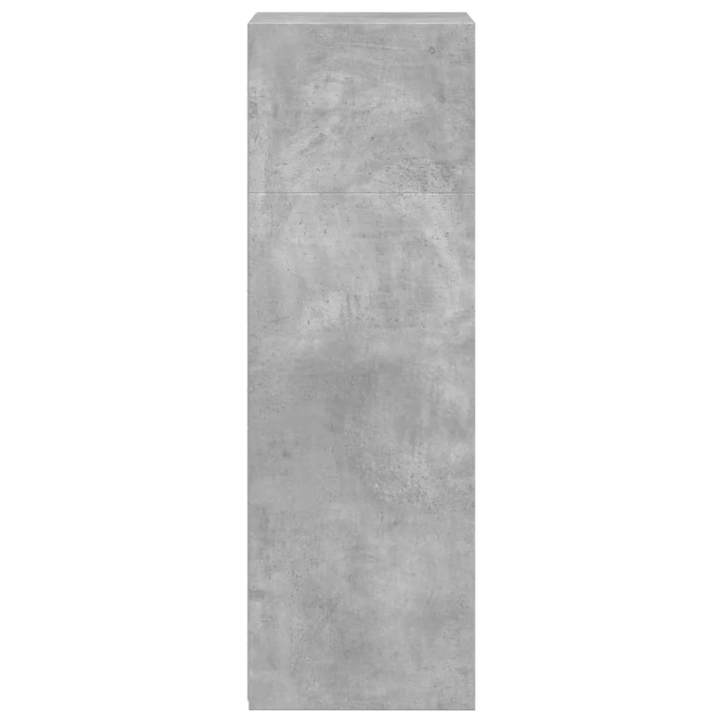 Buffet credenza cassettiera mobiletto mobile contenitore organizer cucina soggiorno salotto alto 45 x 41 x 124 cm legno ingegnerizzato grigio 02_0034441