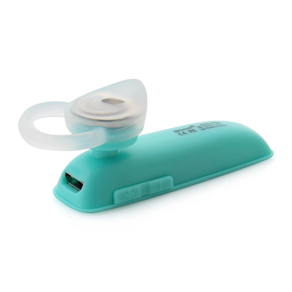 Trade Shop - Mini Bluetooth Auricolare Wireles Senza Fili Con Controllo Fotocamera Smartphone -