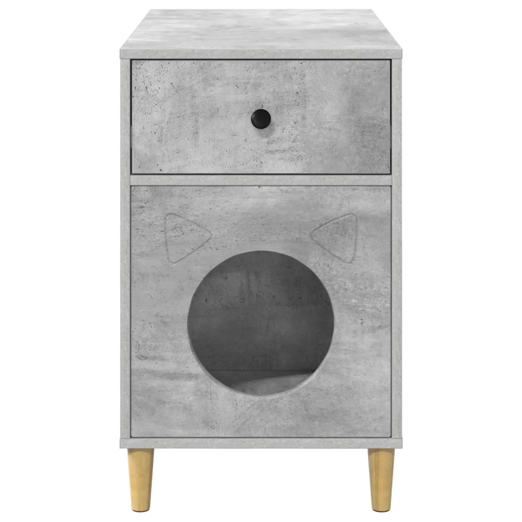 Casa per Gatti Calcestruzzo 72 x 42.5 x 70 cm Legno multistrato
