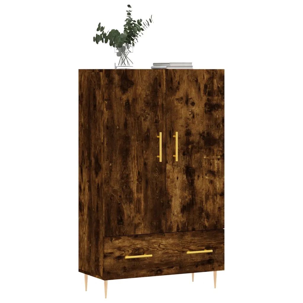 Credenza Rovere Fumo 69,5x31x115 cm in Legno Multistrato 828225