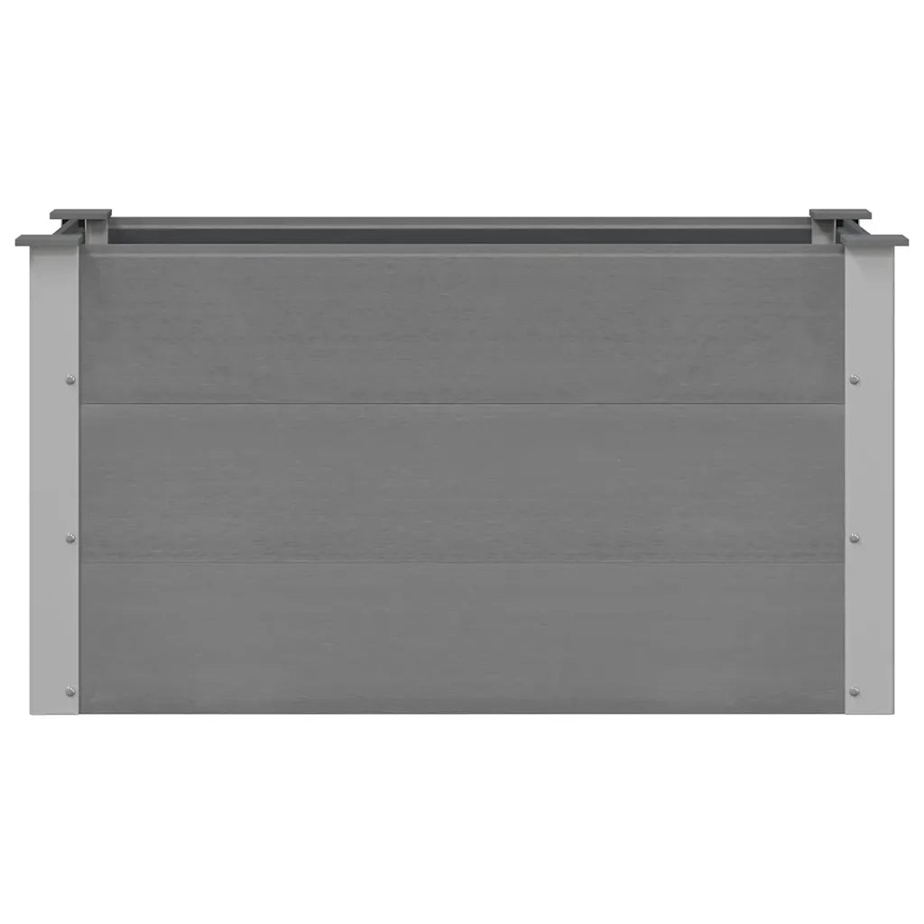 Letto Rialzato da Giardino in WPC 100x50x54 cm Grigio cod mxl 67302