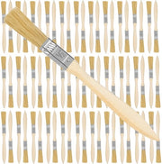 Kit di pennelli per vernice da 72 pezzi - Manico in legno professionale - 12,7 mm di larghezza - Per vernice e DIY - Facile da pulire - Lunghezza 17 cm - Pennelli per vernice