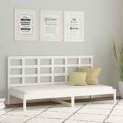 Dormeuse senza Materasso Bianca 80x200 cm Legno Massello Pino 3107911