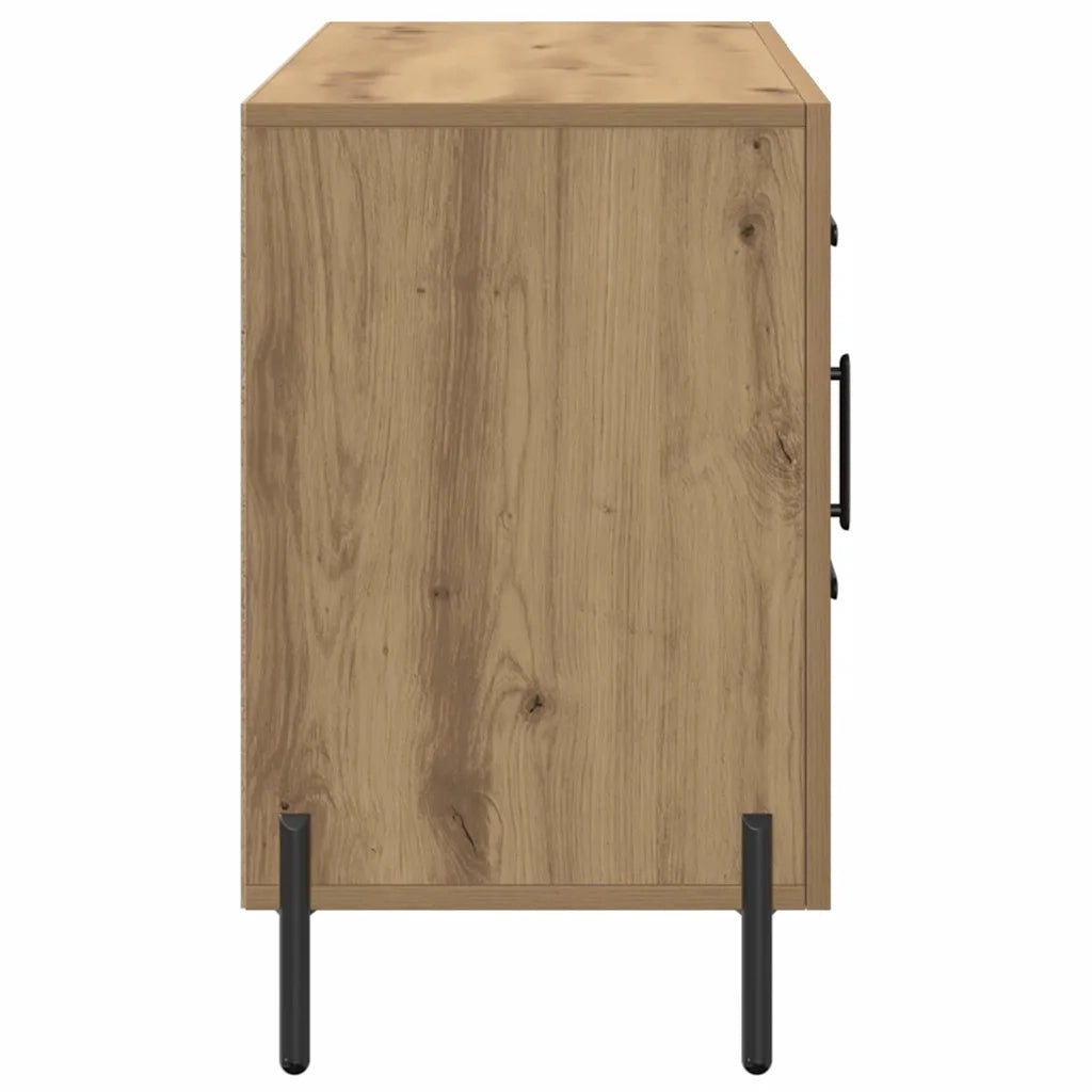 Credenza-Buffet-Armadio da cucina Rovere Artigianale 100x36x60 cm in Legno Multistrato 408074