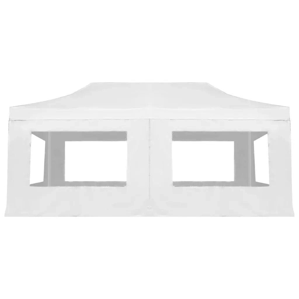 Gazebo Professionale Pieghevole Alluminio e Pareti 6x3m Bianco 45510