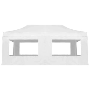 Gazebo Professionale Pieghevole Alluminio e Pareti 6x3m Bianco 45510