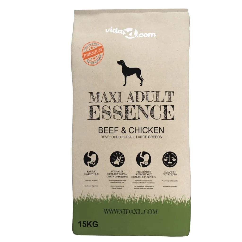 Cibo Premium Cani Maxi Adult Essence Beef & Chicken (2 x 15 kg) 275193