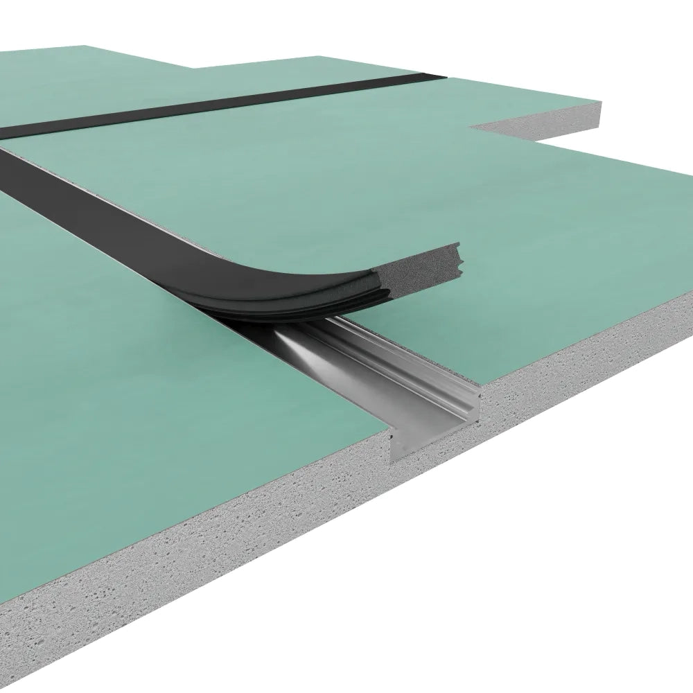 Cartongesso con profilo in alluminio integrato "X" resistente all'umidità