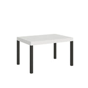 Tavolo allungabile 130/390x90 cm Everyday Premium colore bianco frassino gambe antracite