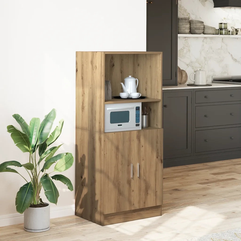 Armadietto Rovere Artigianale 57x41,5x131,5 cm in Truciolato