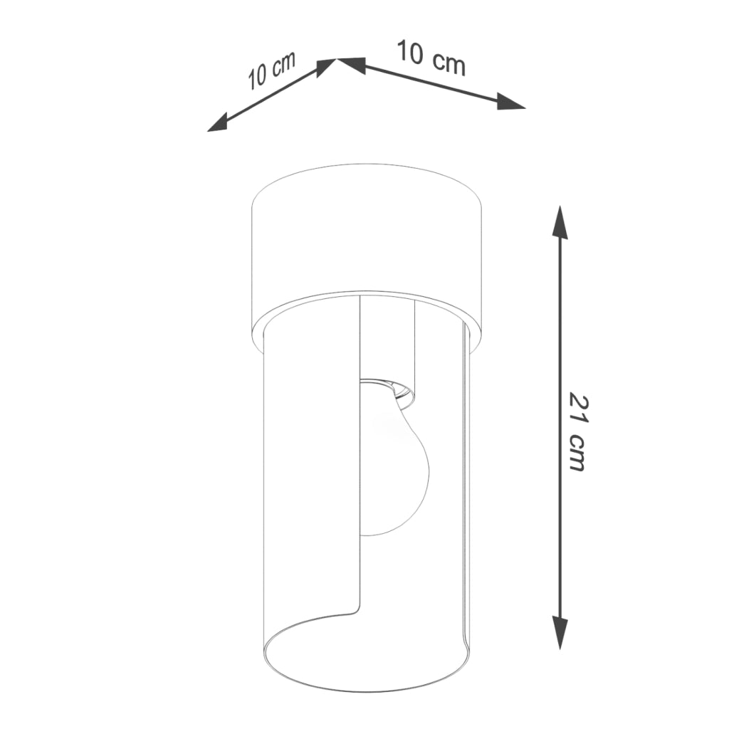 Lampada a soffitto FLASH bianco