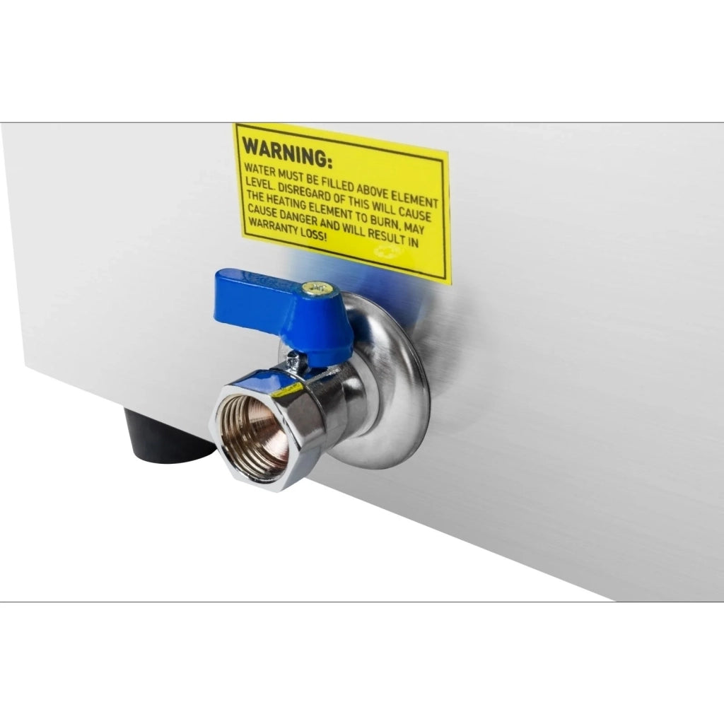 Vetrina professionale elettrica bagnomaria 3 x GN 1/2 1.300 watt 3614108